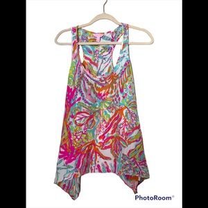 Lily Pulitzer Sarina Scuba to Cuba Printed Top